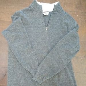 Joseph Abboud | Sweater With Sherpa Lined Collar